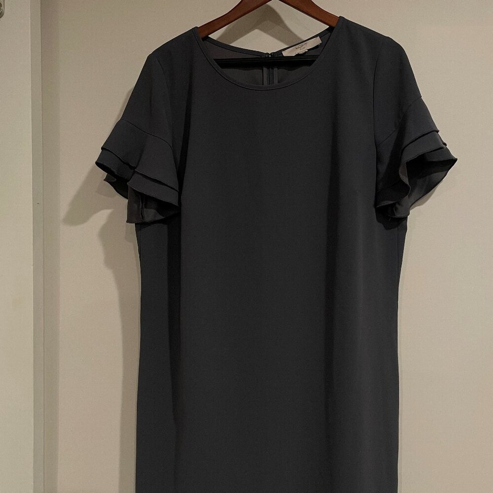 Loft Dove Gray Shift Dress